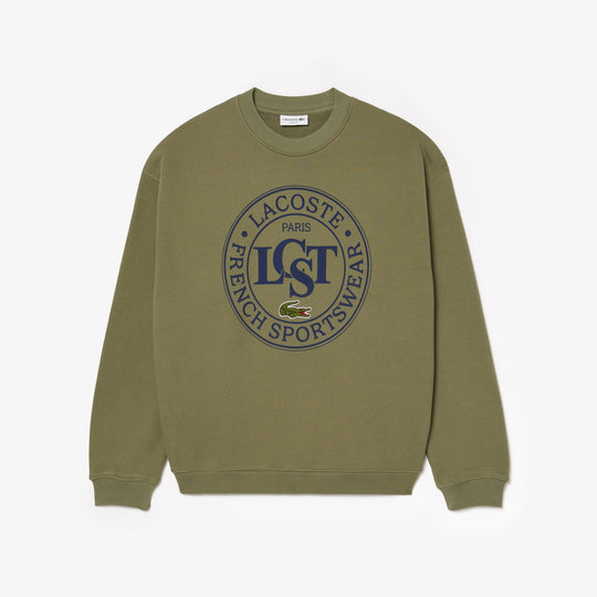 Loose Fit Printed Fleece Sweatshirt - SH2897
