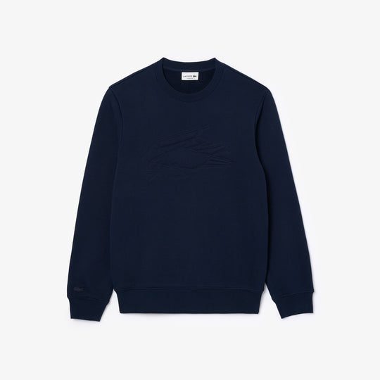 Fleece Embroidered Crocodile Sweatshirt - SH3595