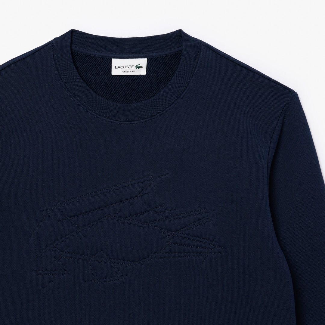 Fleece Embroidered Crocodile Sweatshirt - SH3595