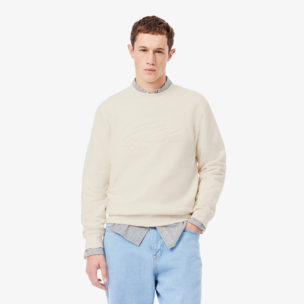 Fleece Embroidered Crocodile Sweatshirt - SH3595
