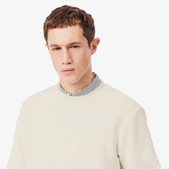 Fleece Embroidered Crocodile Sweatshirt - SH3595