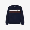 Navy Blue / White / Brown