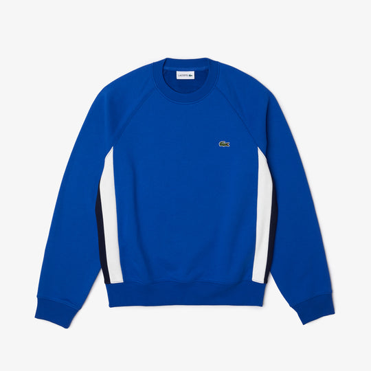 Shop The Latest Collection Of Lacoste Men’S Lacoste Brushed Fleece Colourblock Sweatshirt - Sh5605 In Lebanon