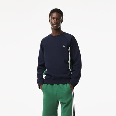 Men’s Lacoste Brushed Fleece Colourblock Sweatshirt - SH5605