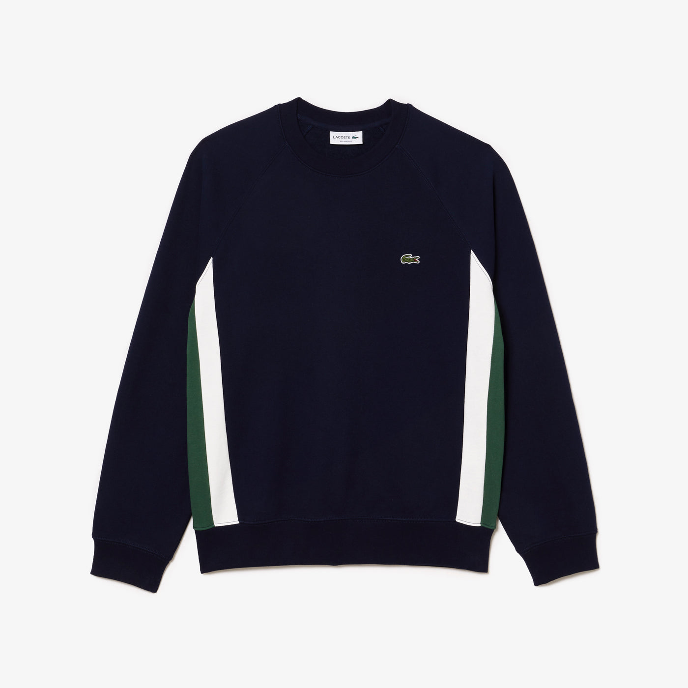Men’S Lacoste Brushed Fleece Colourblock Sweatshirt - Sh5605
