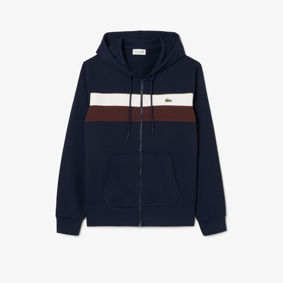 Zipped Colour-Block Hoodie - SH5913