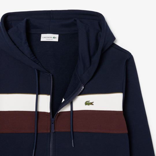 Zipped Colour-Block Hoodie - SH5913