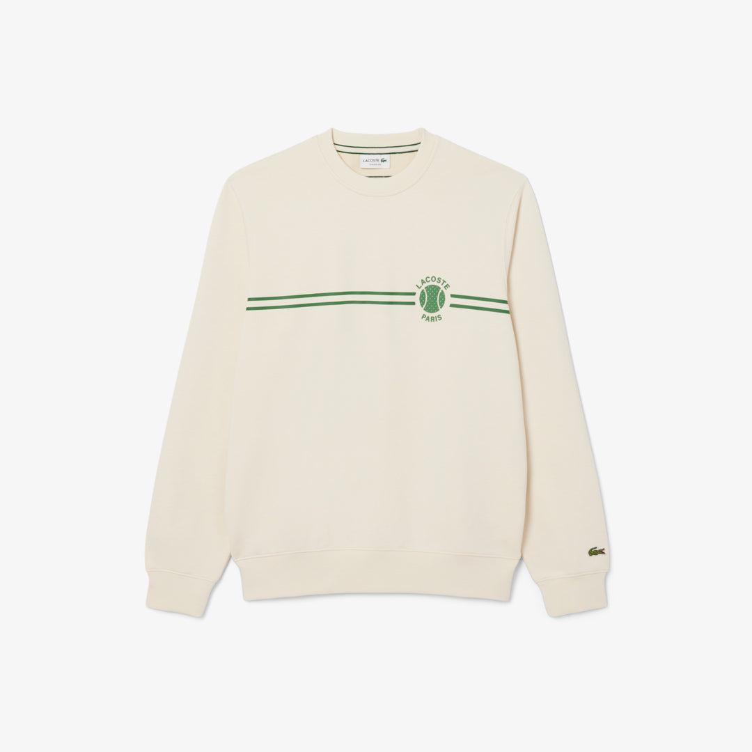 Tennis Print Fleece Sweatshirt - SH9691