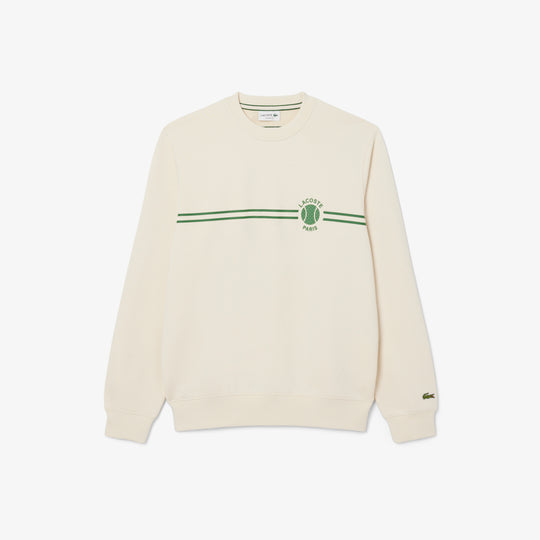 Tennis Print Fleece Sweatshirt - SH9691