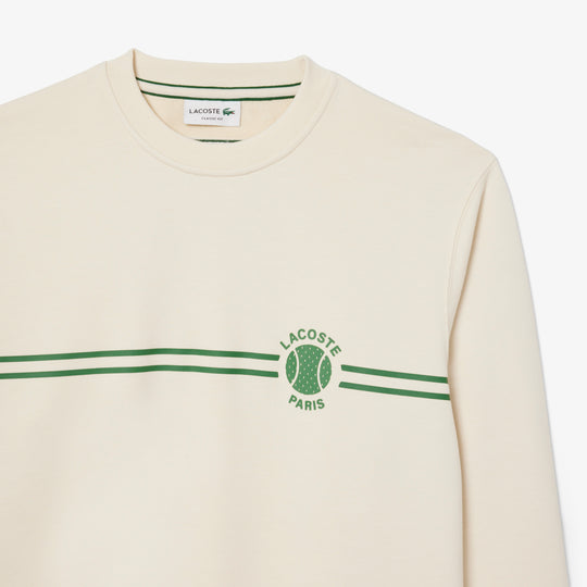 Tennis Print Fleece Sweatshirt - SH9691
