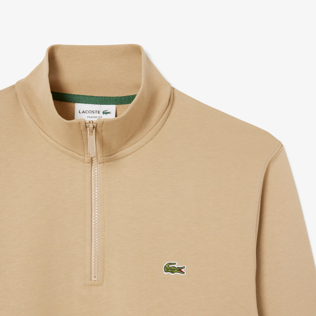High Neck Zipped Fleece Sweatshirt - SH9774
