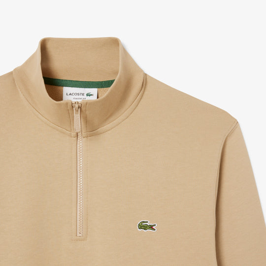 High Neck Zipped Fleece Sweatshirt - SH9774