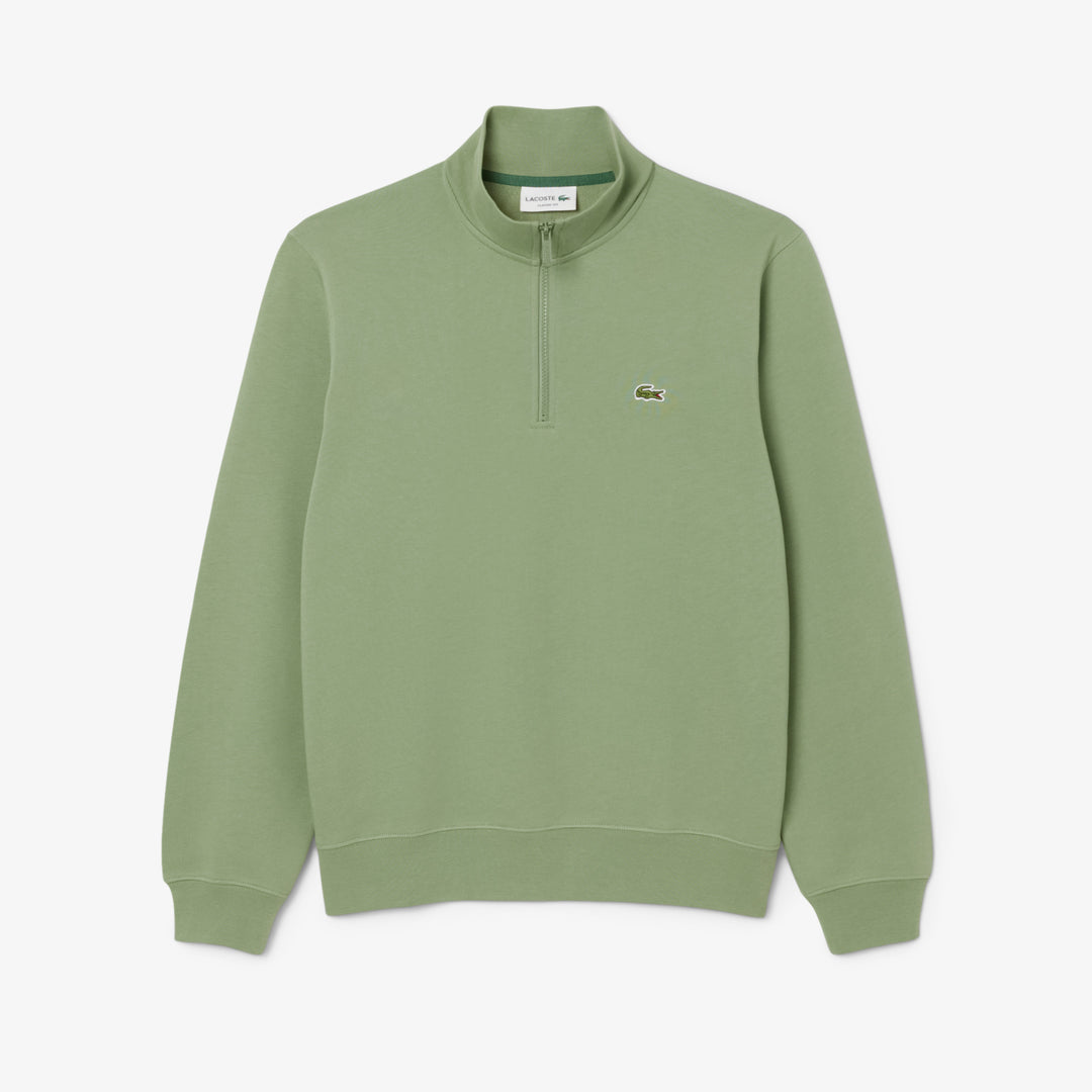 High Neck Zipped Fleece Sweatshirt - SH9774