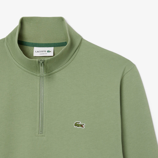 High Neck Zipped Fleece Sweatshirt - SH9774