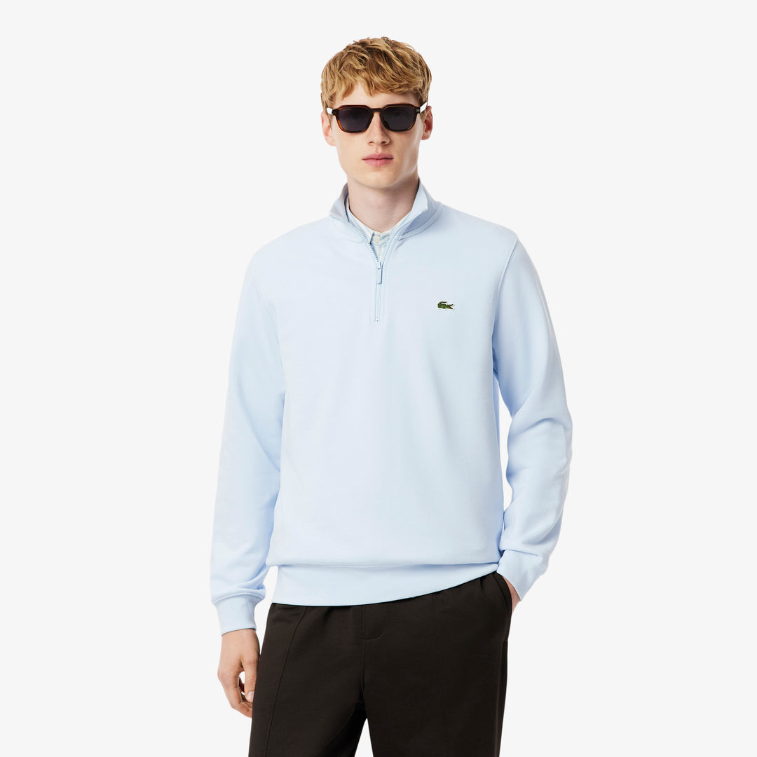 High Neck Zipped Fleece Sweatshirt - SH9774