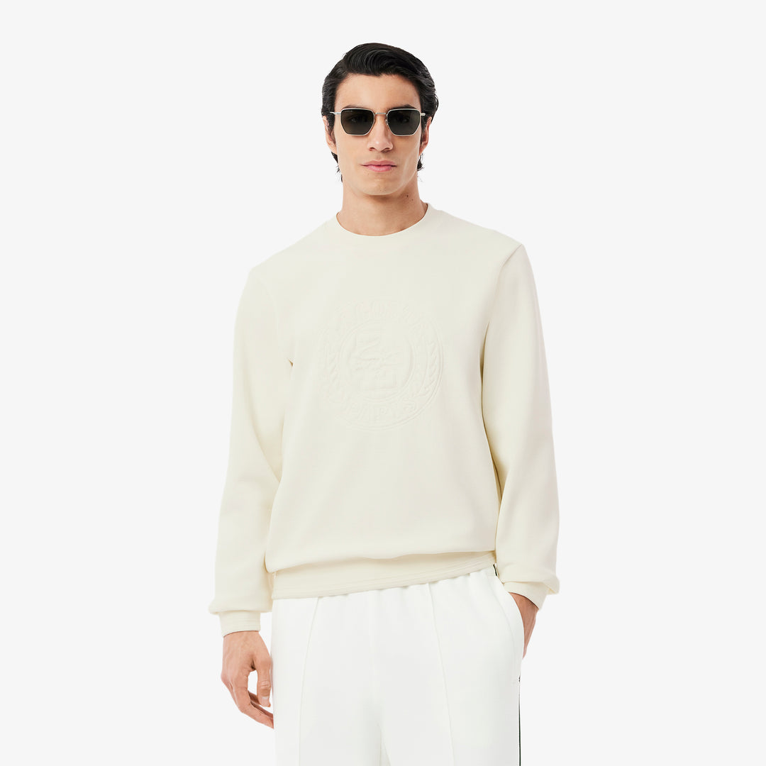 Embossed Logo Pique Sweatshirt - SH9959