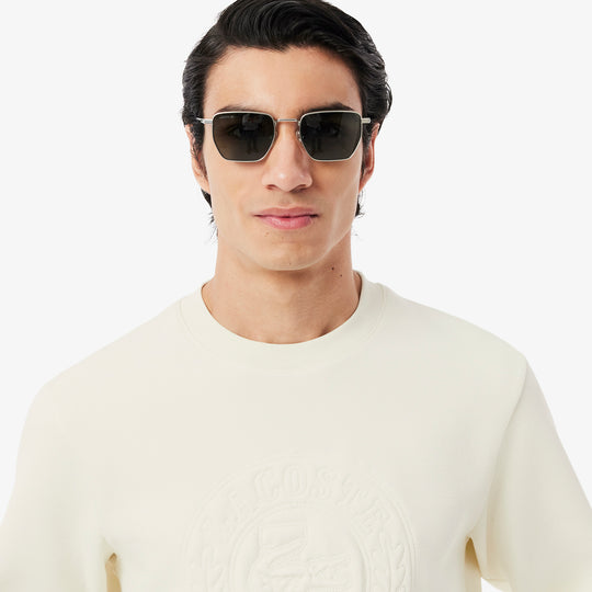 Embossed Logo Pique Sweatshirt - SH9959