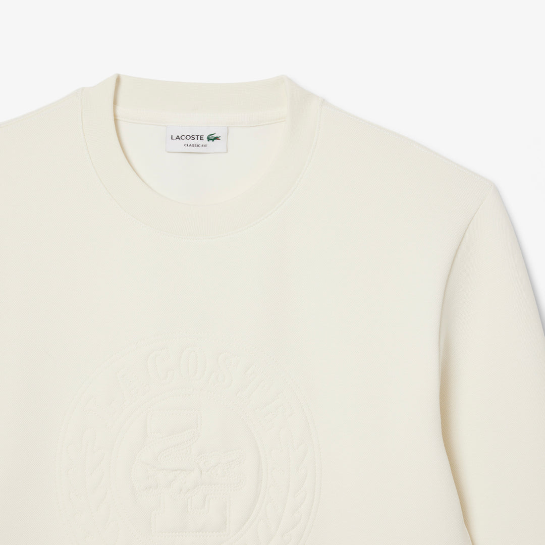 Embossed Logo Pique Sweatshirt - SH9959