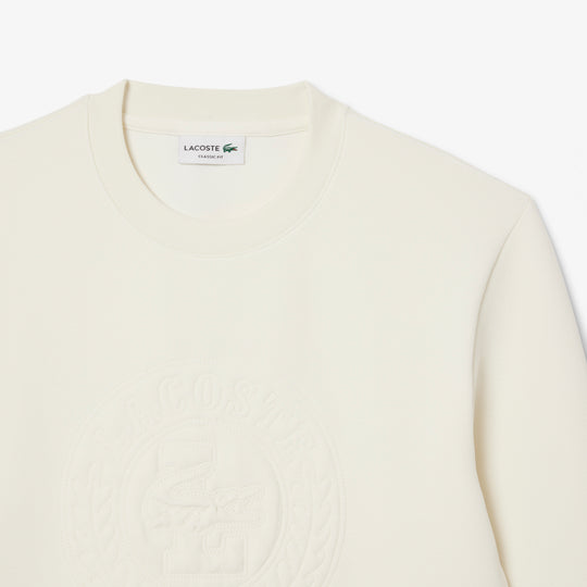 Embossed Logo Pique Sweatshirt - SH9959