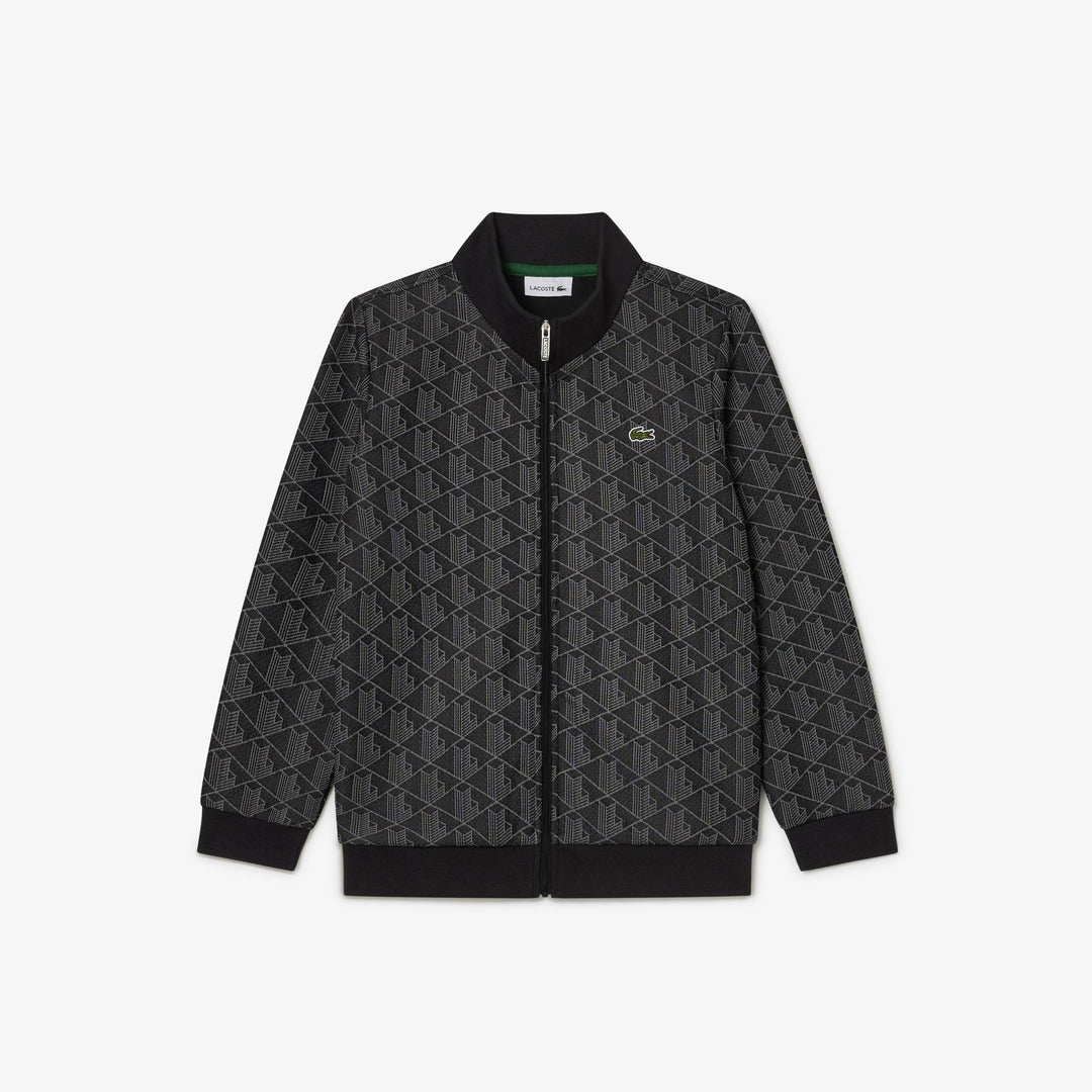 High Neck Zip-Up Paris Monogram Sweatshirt - SJ1233