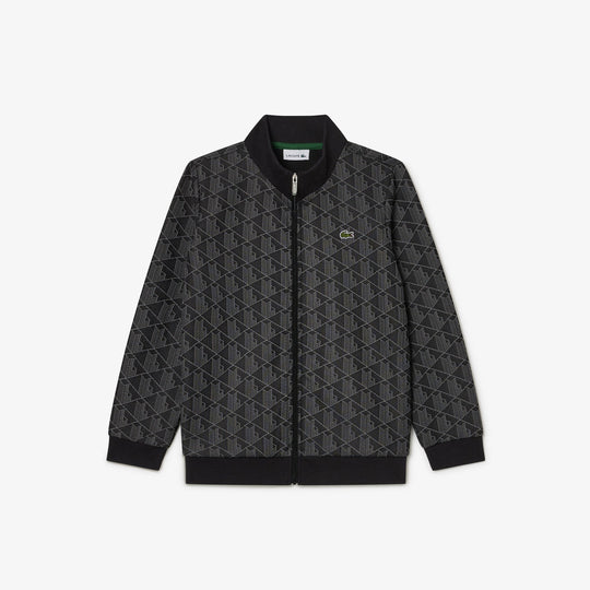 High Neck Zip-Up Paris Monogram Sweatshirt - SJ1233