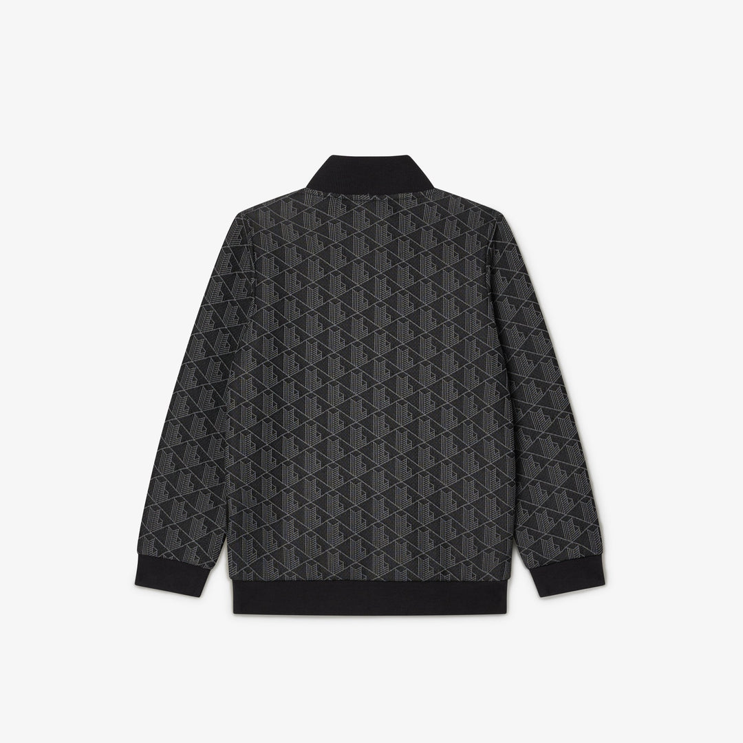 High Neck Zip-Up Paris Monogram Sweatshirt - SJ1233