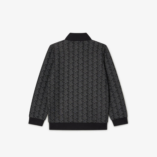 High Neck Zip-Up Paris Monogram Sweatshirt - SJ1233