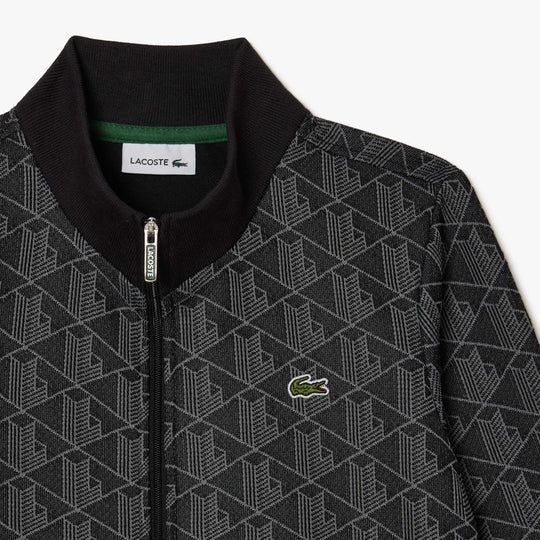 High Neck Zip-Up Paris Monogram Sweatshirt - SJ1233
