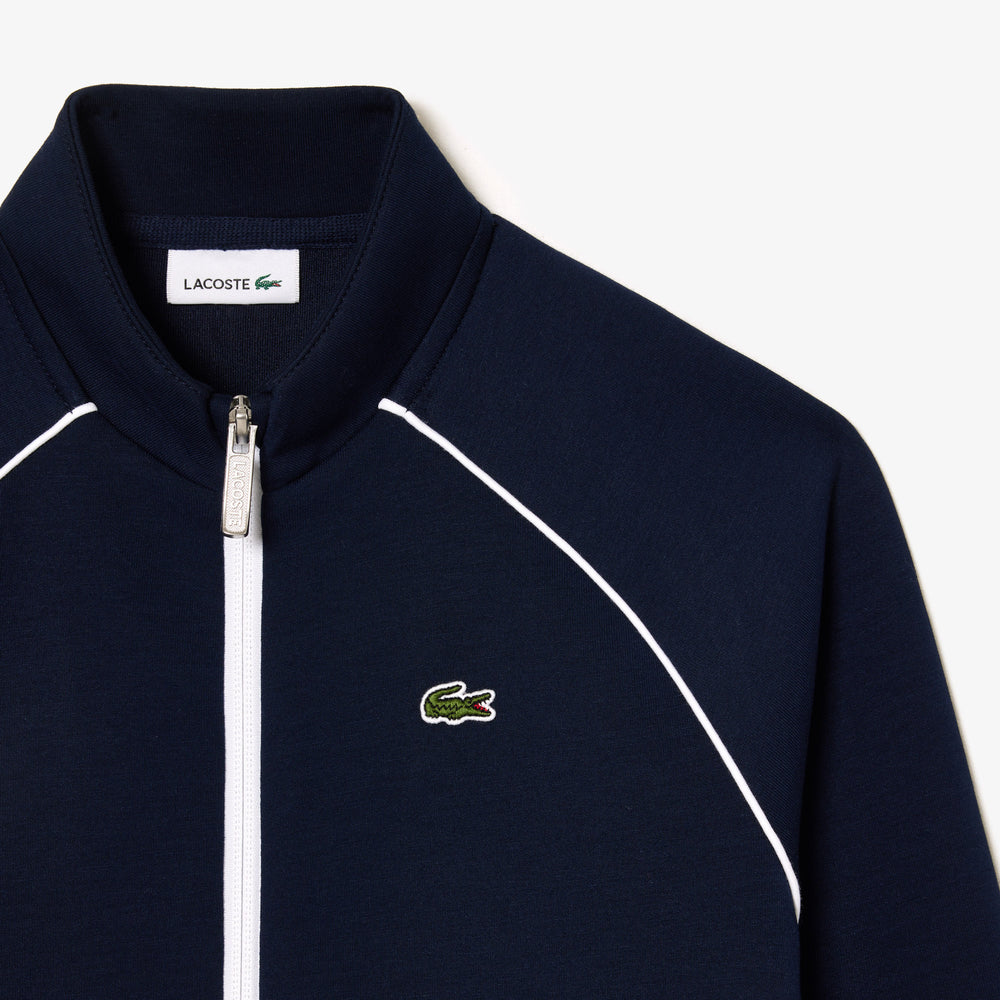 Zip-up sweatshirt with contrasting details - SJ2152
