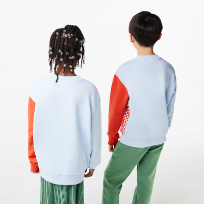 Kids’ Lacoste Organic Cotton Colourblock Sweatshirt - Sj5338