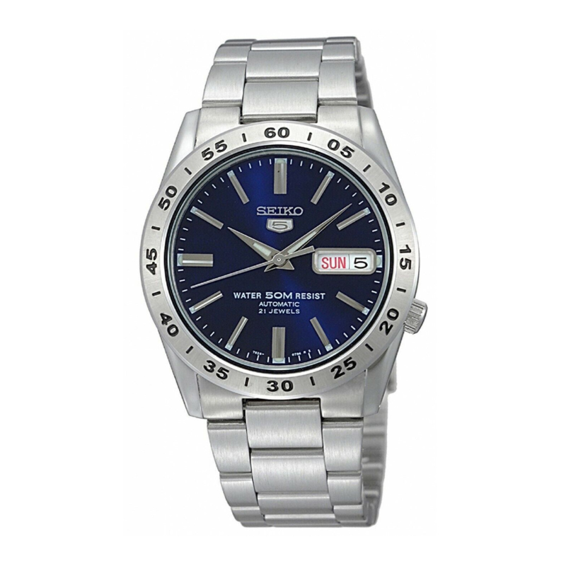 SEIKO 5 BLUE DIAL SILVER STEEL 37MM - SNKD99K1Q