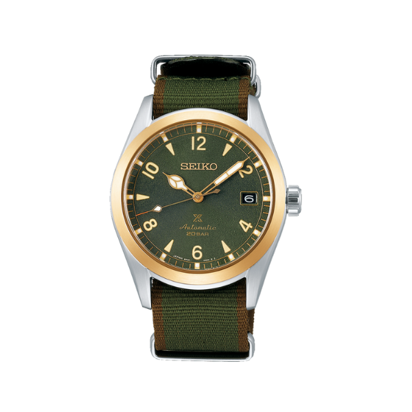 PROSPEX ALPINIST LAND GREEN DIAL GREEN NATO STRAP 38MM- SPB212J1