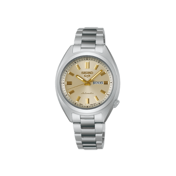 SEIKO 5 LADY SNXS CREAM DIAL SILVER STEEL 32MM -SRE023K1Q