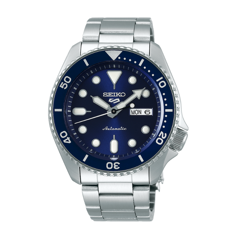 SEIKO 5 SPORTS BLUE DIAL SILVER STEEL 42.5MM - SRPD51k1Q