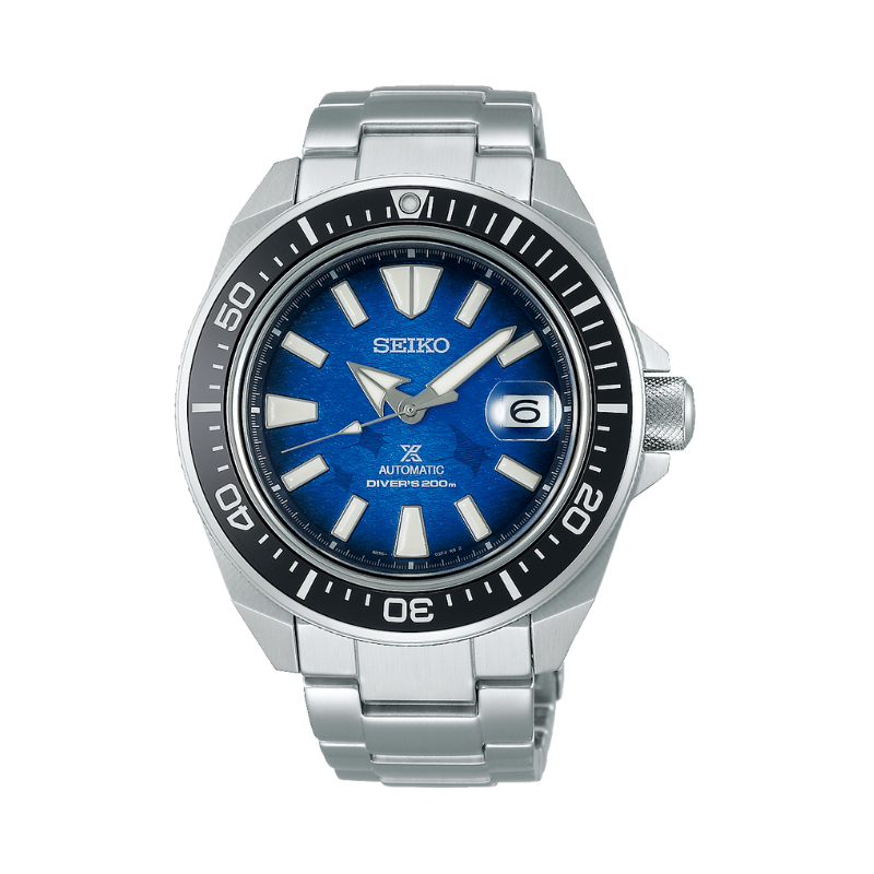 PROSPEX SAMURAI SAVE THE OCEAN SILVER STEEL 43.8MM - SRPE33K1