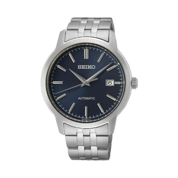 ESSENTIALS AUTOMATIC BLUE DIAL SILVER STEEL 41.2MM- SRPH87K1