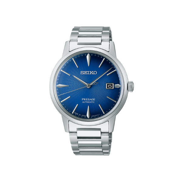 PRESAGE BLUE DIAL SILVER STEEL 39.5MM-SRPJ13J1