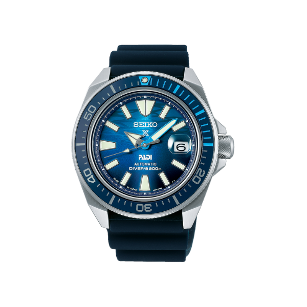 PROSPEX PADI DIVERS SEA BLUE DIAL BLUE SILICONE STRAP 43.8MM- SRPJ93K1 - MYHOLDAL LEBANON