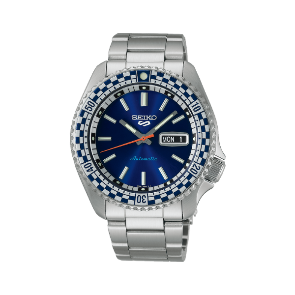 SEIKO 5 SPORTS BLUE DIAL SILVER STEEL 42.5MM- SRPK65K1Q - MYHOLDAL LEBANON