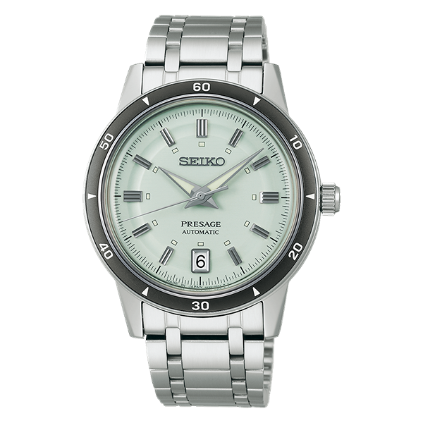PSG STYLE 60'S WATER GREEN DIAL SILVER STEEL 39.5MM- SRPL71J1