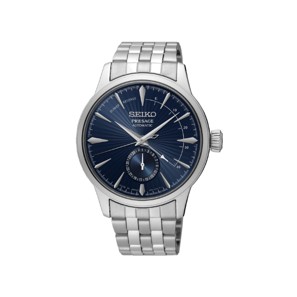 PRESAGE WITH DATE BLUE DIAL SILVER STEEL 40.5MM-SSA347J1