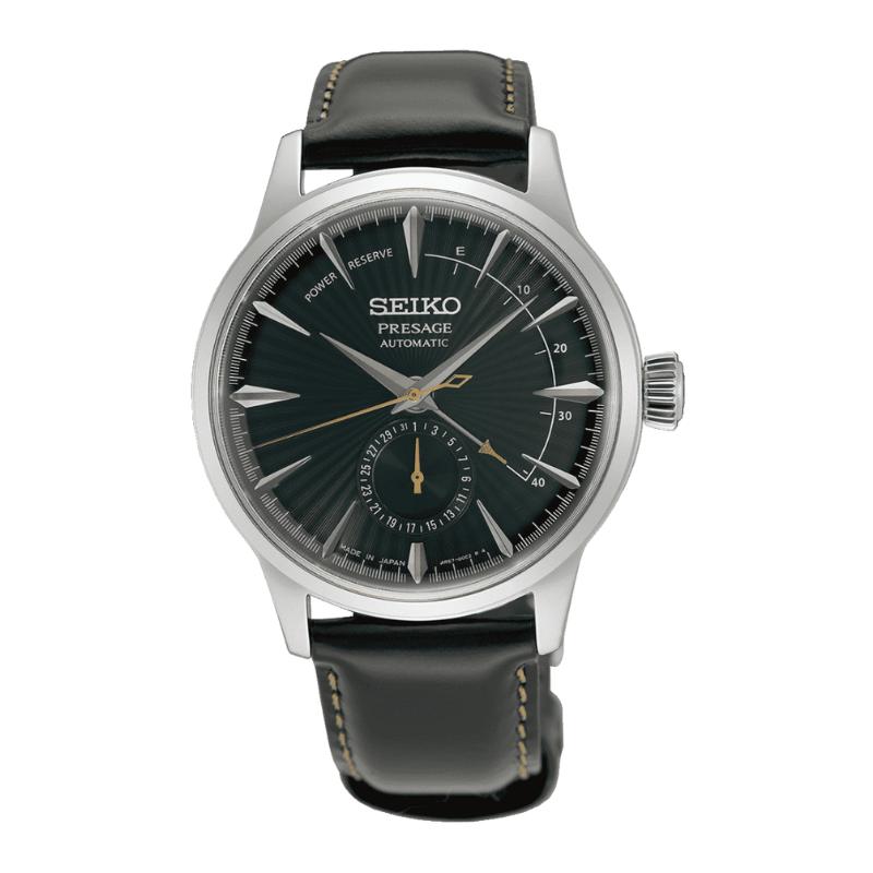 PRESAGE COCKTAIL GREEN DIAL BROWN STRAP 40.5MM - SSA459J1 - MYHOLDAL LEBANON