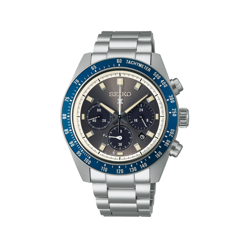 PROSPEX SPEEDTIM. GREY DIAL SILVER STEEL 41.4MM- SSC939P1