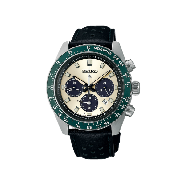 PROSPEX SPEEDTIM. CREAM DIAL BLK STRAP 41.4MM- SSC943P1