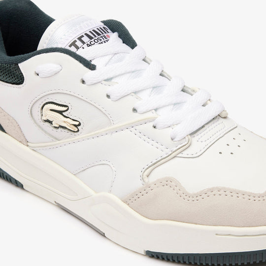 Women’s Lineshot Mesh Collar Leather Trainers - 46SFA0075