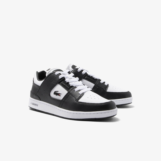 Men's Court Cage Leather Colour Contrast Trainers - 46SMA0091