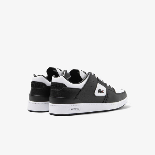 Men's Court Cage Leather Colour Contrast Trainers - 46SMA0091