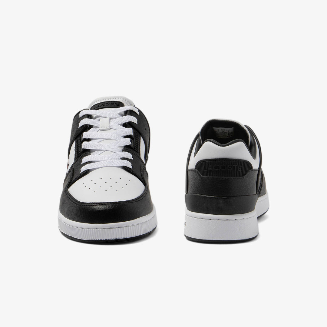 Men's Court Cage Leather Colour Contrast Trainers - 46SMA0091