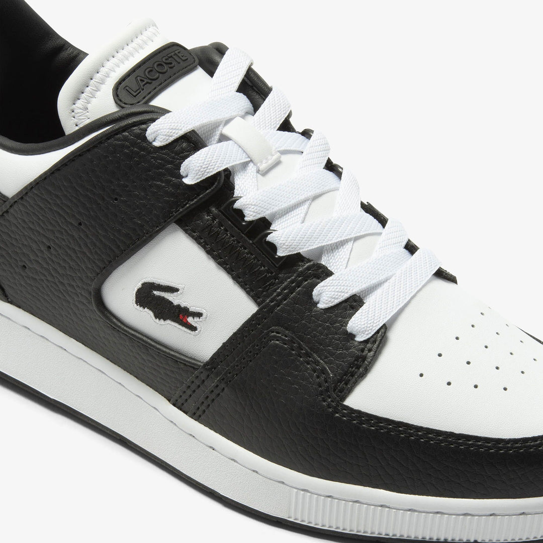 Men's Court Cage Leather Colour Contrast Trainers - 46SMA0091