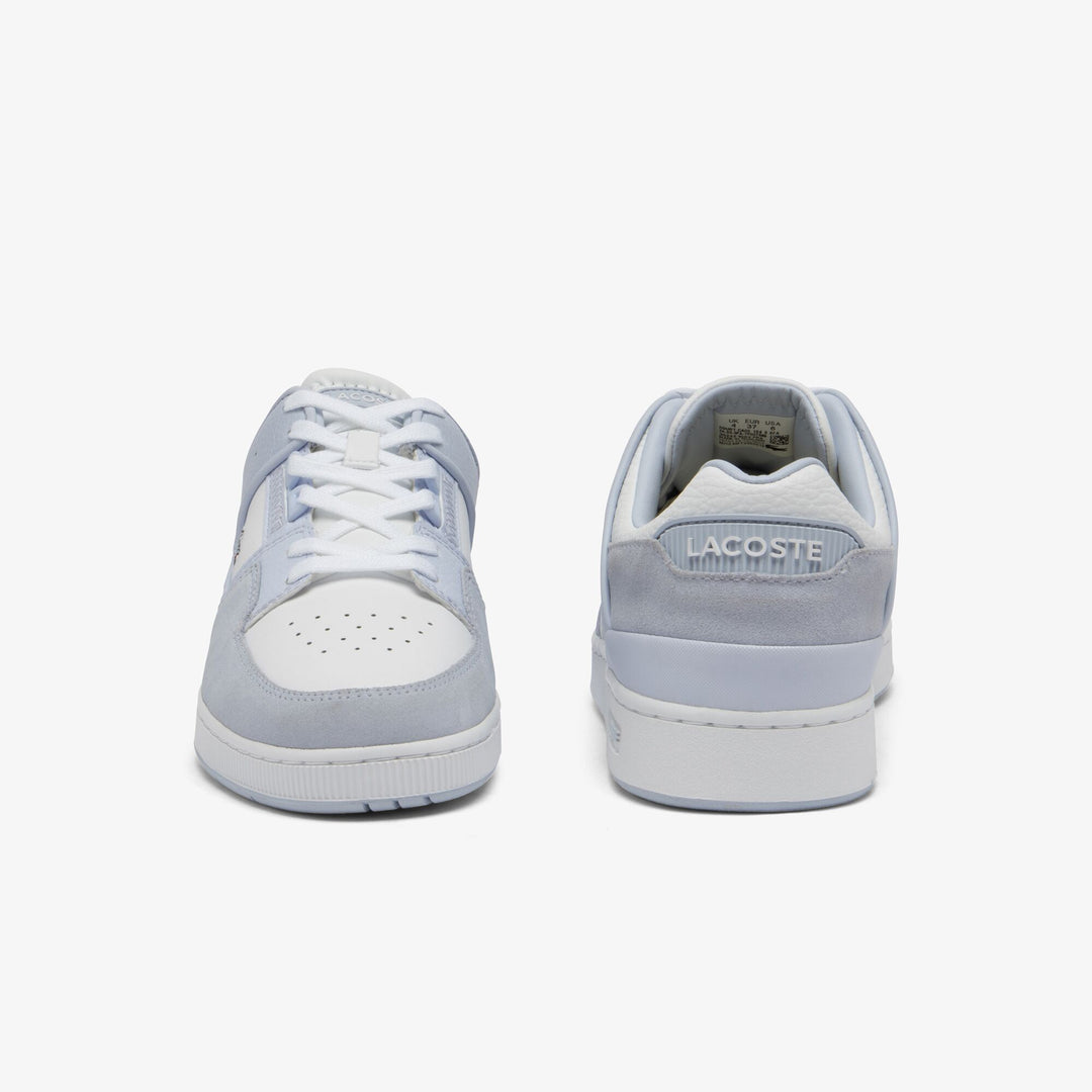 Women's Court Cage Leather Trainers   - 47SFA0045